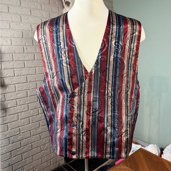 Cheyenne Outfitters Other - Vintage Western Outfitters Jacquard Tapestry Vest – Made in USA Western Ranch